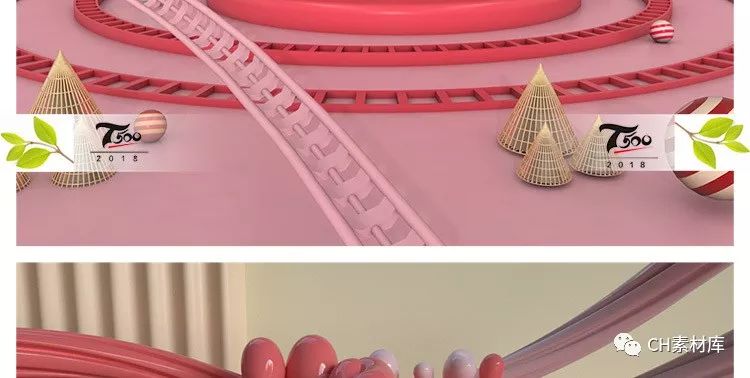 全套C4D场景模型合集,出图速度让甲方爸爸乐开花!【872期】