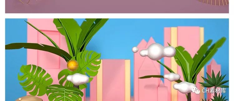 全套C4D场景模型合集,出图速度让甲方爸爸乐开花!【872期】
