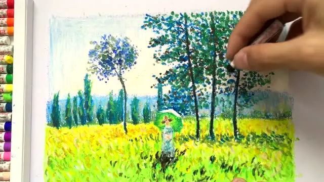 0基础油画棒速成教程!想学的小伙伴不要错过哦!