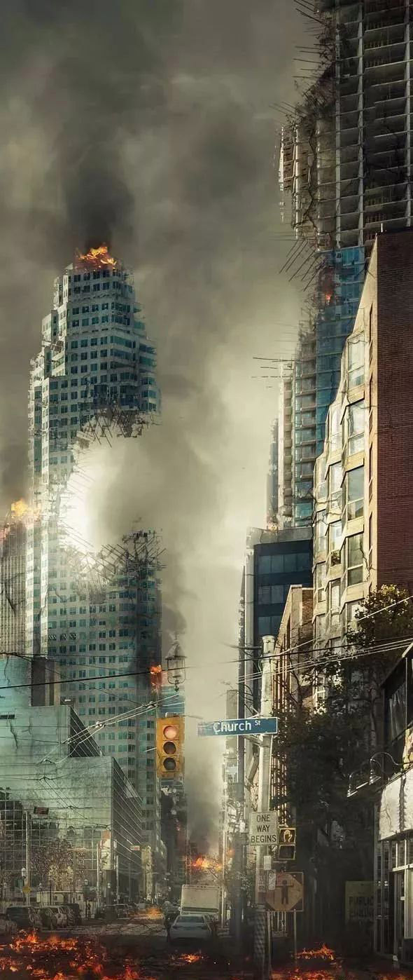 PS神级动作，一键让图片成世界末日