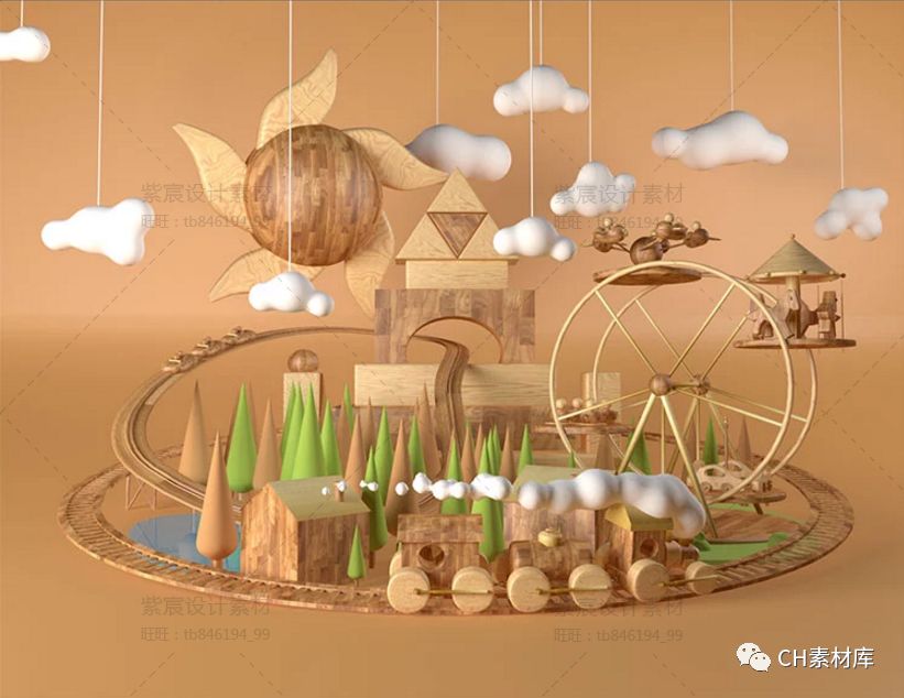 30G电商C4D工程文件模型合集，双十一不用去找模型了！！