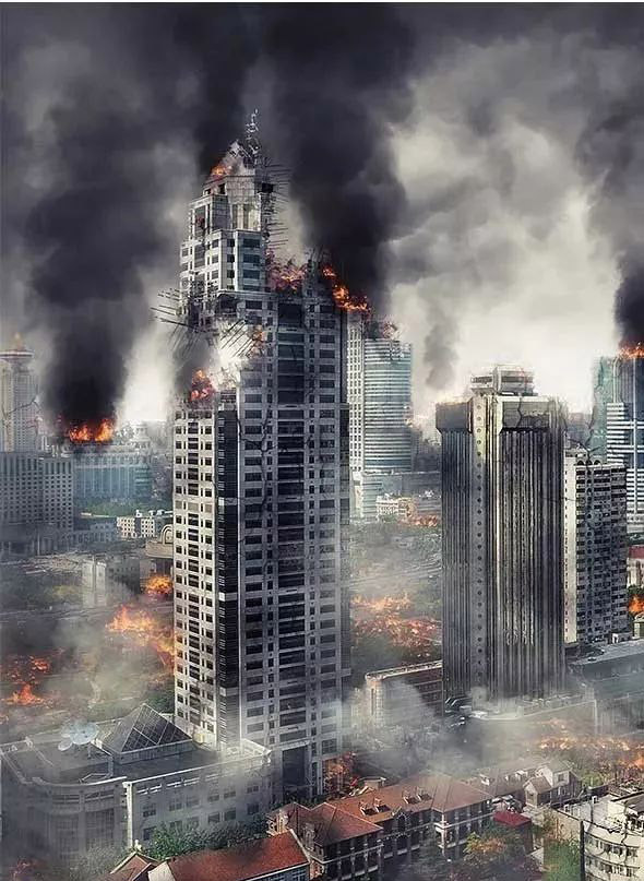 PS神级动作，一键让图片成世界末日