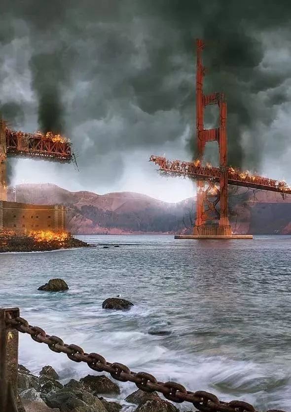 PS神级动作，一键让图片成世界末日