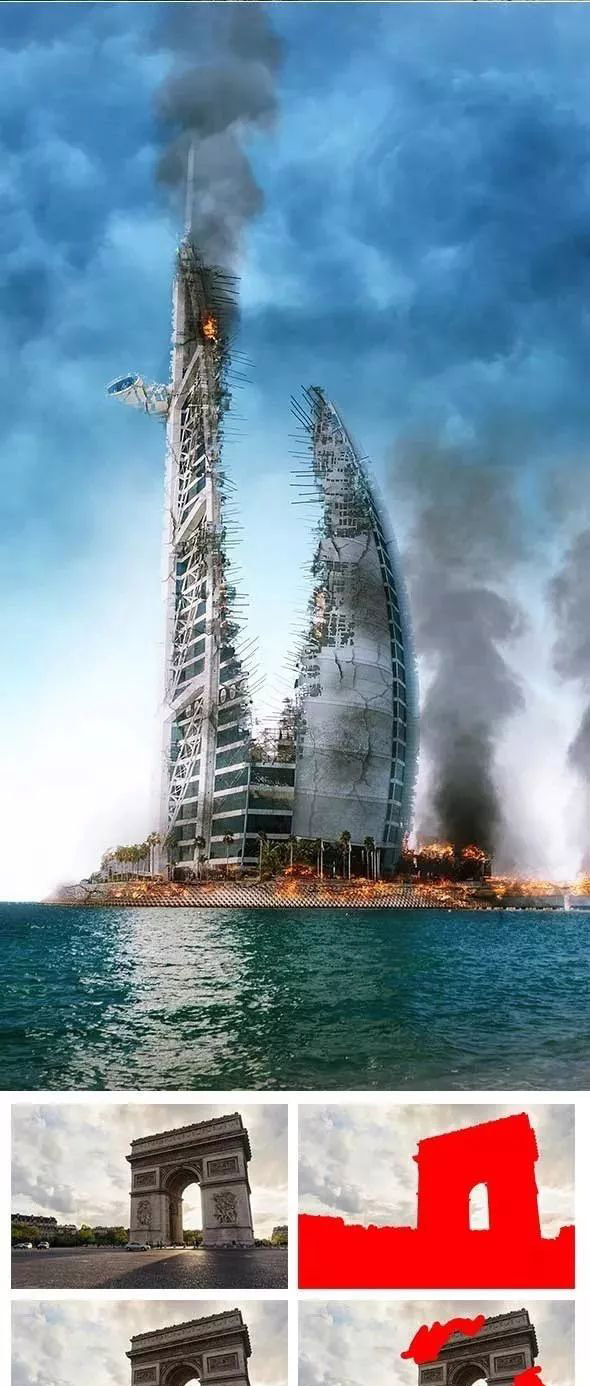 PS神级动作，一键让图片成世界末日