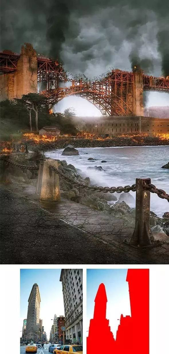 PS神级动作，一键让图片成世界末日