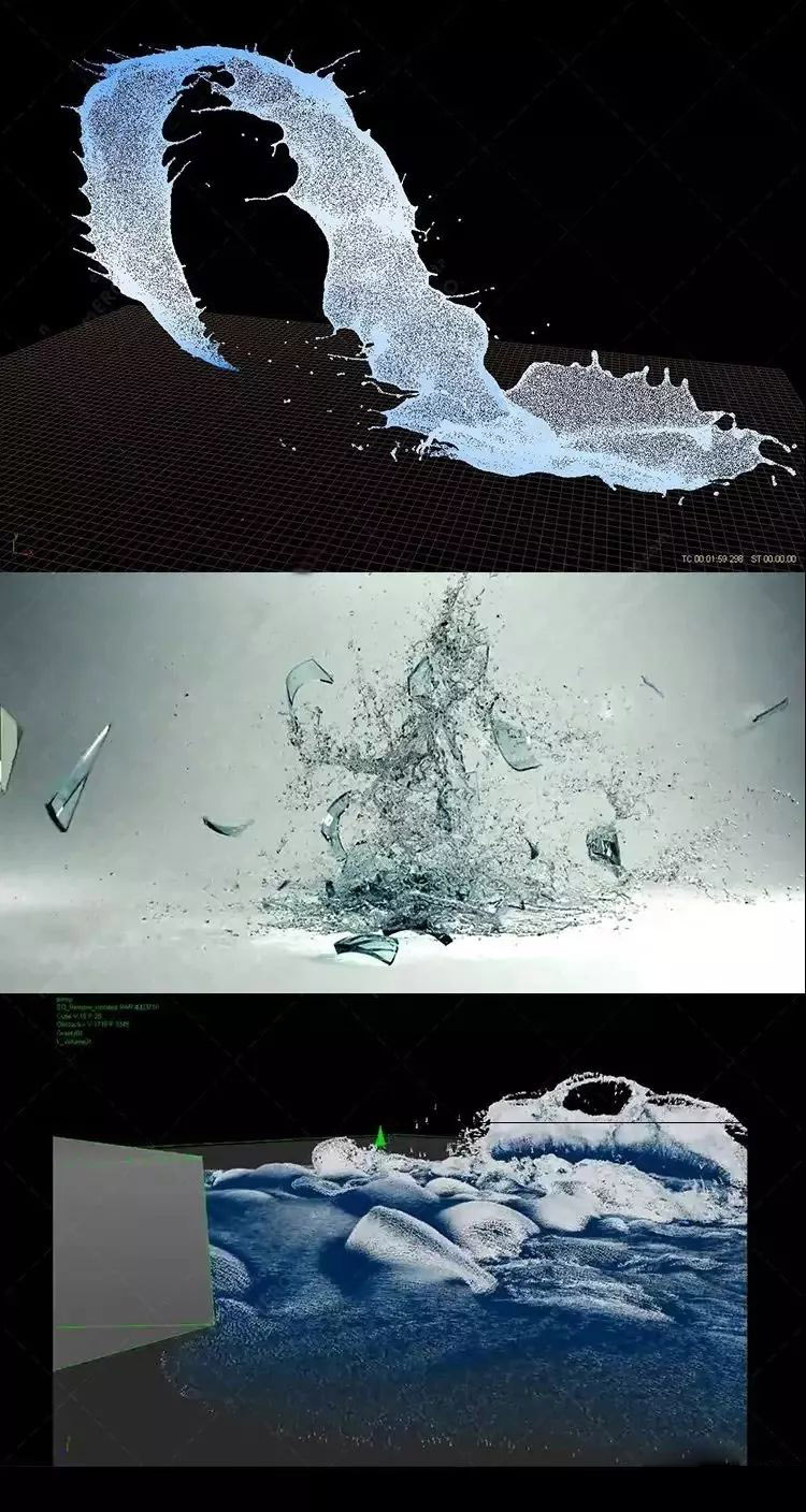 C4D流体力学Realflow插件,附送视频使用教程