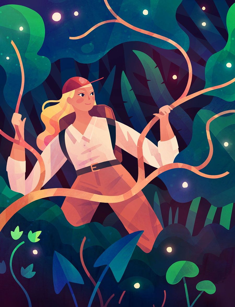 总共93G的最新潮流PROCREATA插画教程，笔刷+色卡+教程！全套齐了