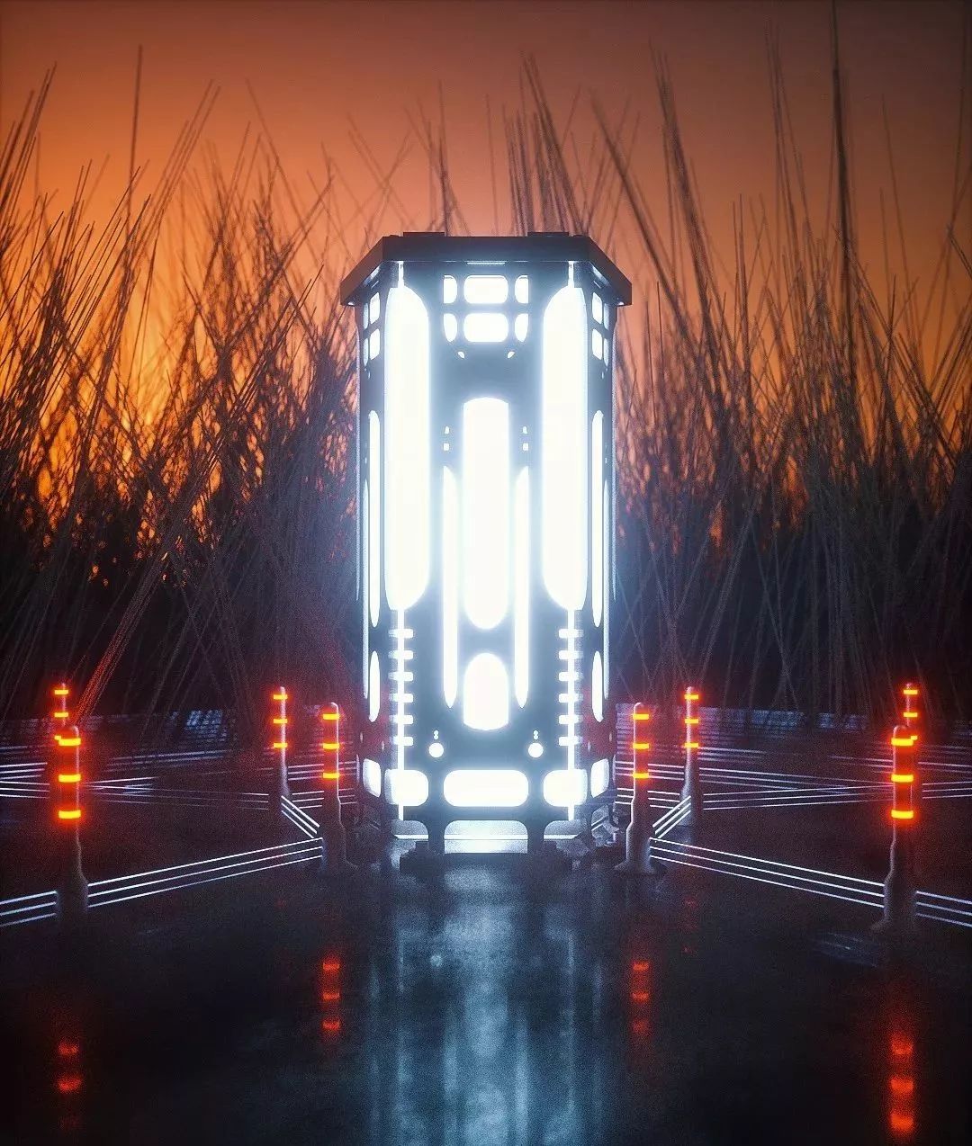 25组极品酷炫C4D高端模型素材，未来科技场景工程源文件