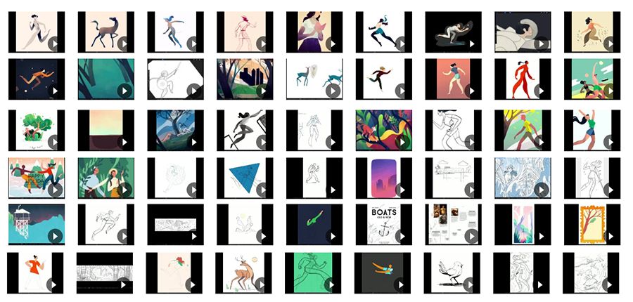 总共93G的最新潮流PROCREATA插画教程，笔刷+色卡+教程！全套齐了