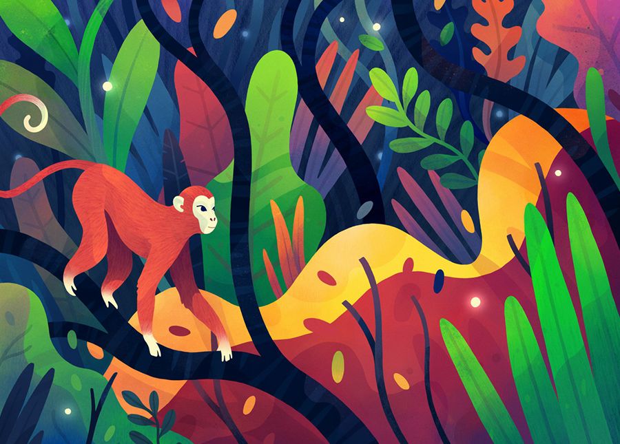 总共93G的最新潮流PROCREATA插画教程，笔刷+色卡+教程！全套齐了