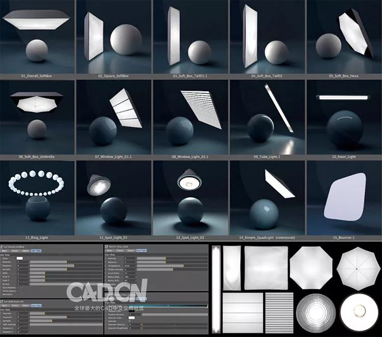 阿诺德C4D渲染器全套预设+中文系统教程+插件素材包