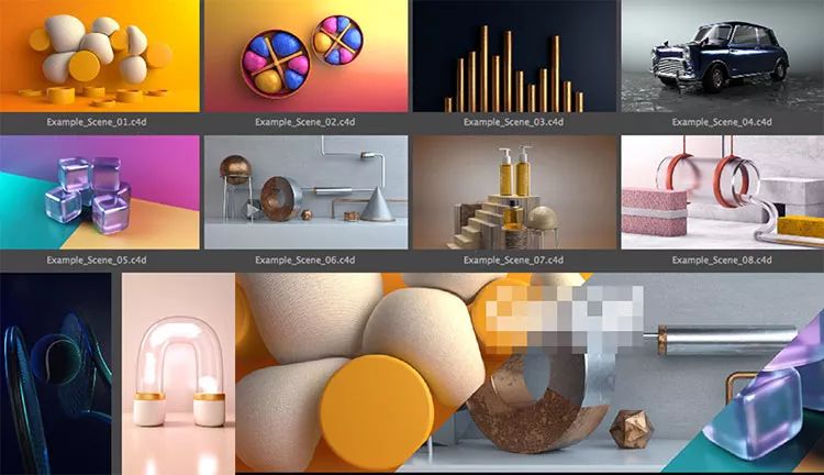 阿诺德C4D渲染器全套预设+中文系统教程+插件素材包