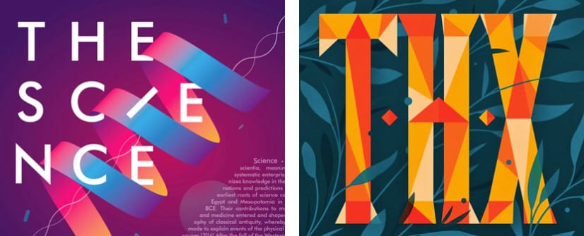 绝对干货:让字体排版富有创意的14种超实用方法