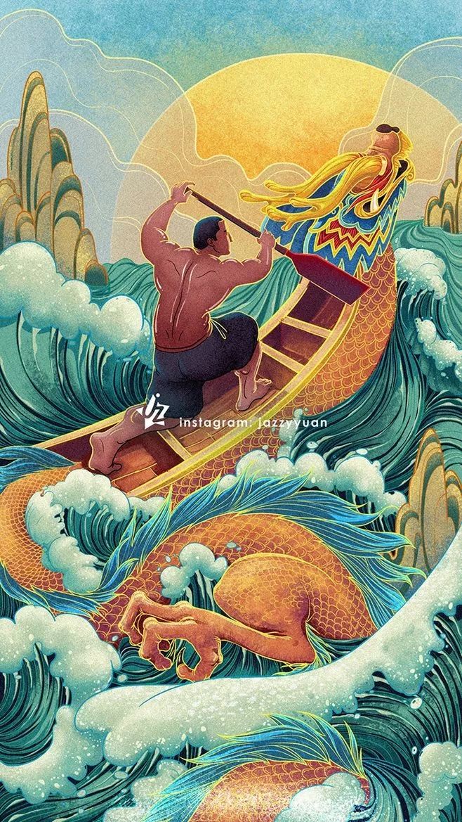 火爆设计圈的国潮风格插画教程来了!小白也能轻松玩转