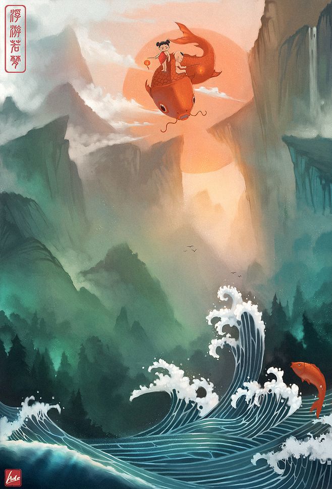 超详细国风商业插画系统课程大全,助你成为商业插画高手