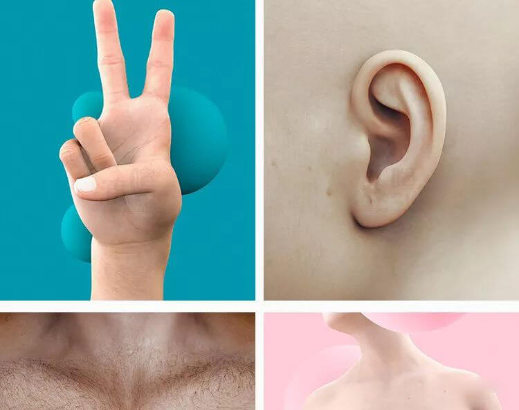 电影级人体C4D工程源文件合集！精细到每个毛孔!