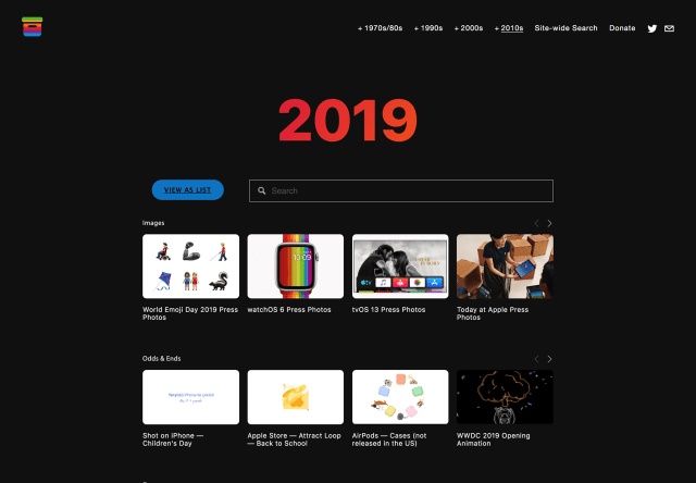 这个网站太强大!苹果全部发布会影片、广告和宣传图都能看