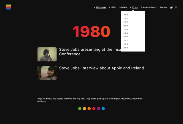 这个网站太强大!苹果全部发布会影片、广告和宣传图都能看