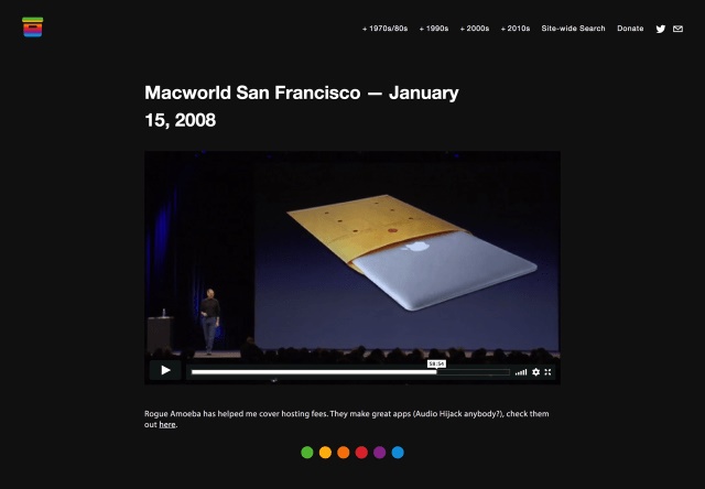 这个网站太强大!苹果全部发布会影片、广告和宣传图都能看