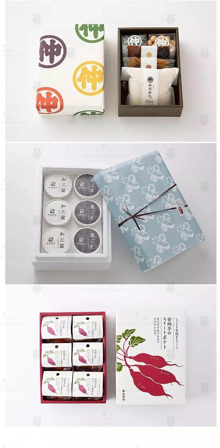 204张日本包装设计参考图，类别有礼盒/饮料/茶叶/零食/糖果/化妆品