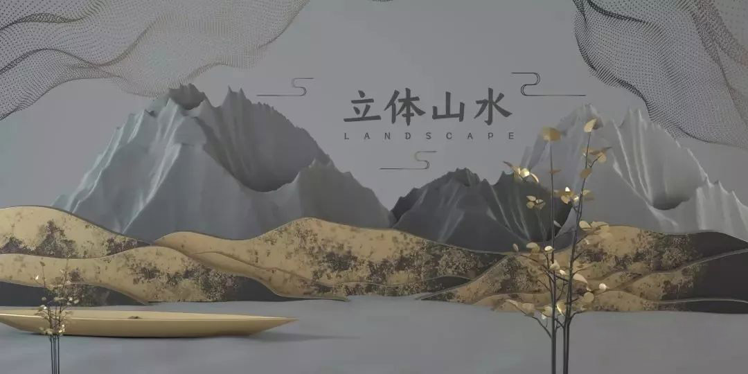 中国风场景C4D模型14款