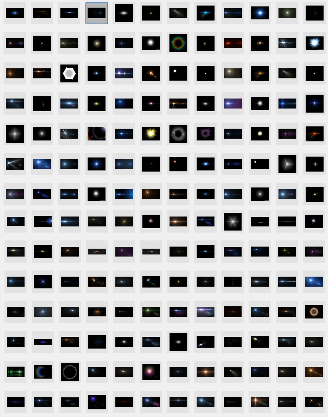 每个设计师硬盘必备资源！史诗级“光效”素材合集汇总！！你想要的效果都有