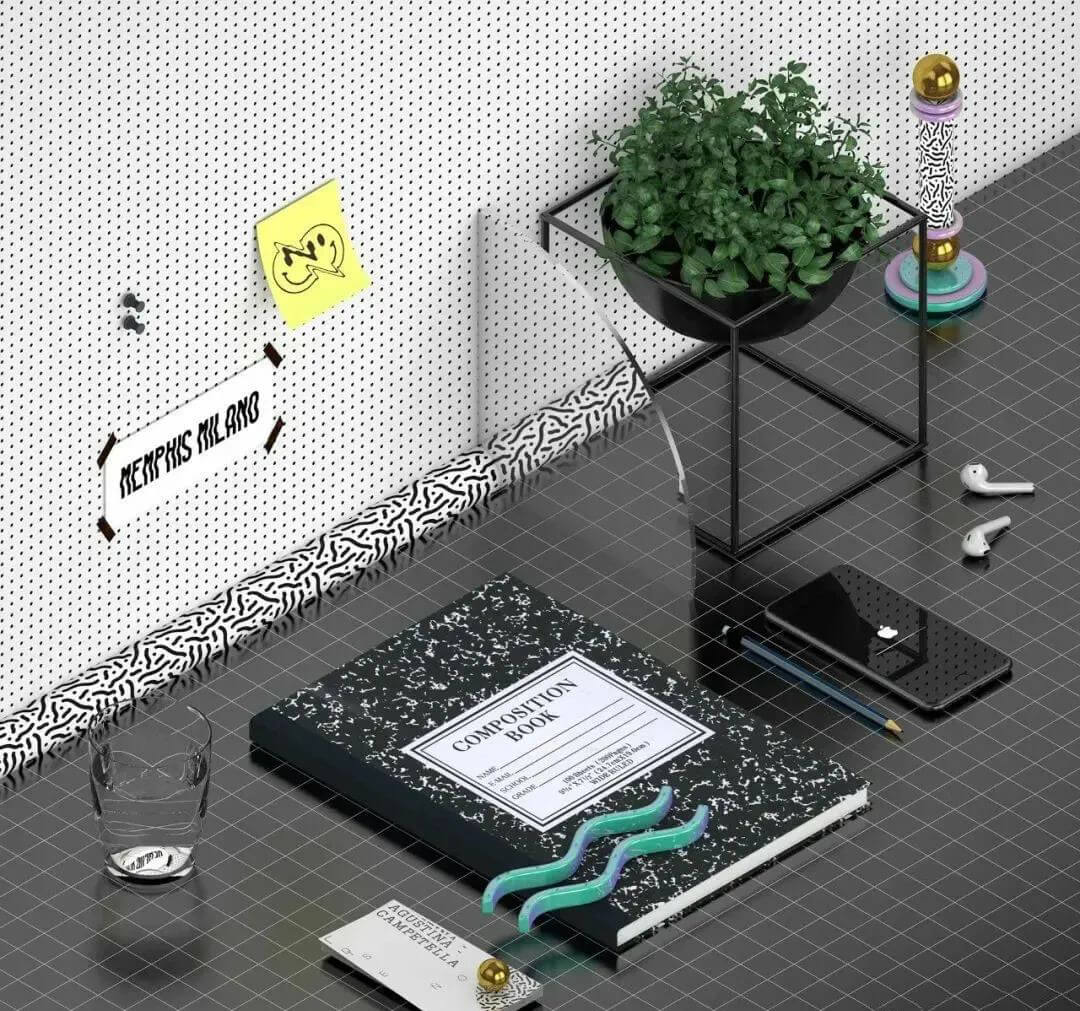 2020年火爆全网的孟菲斯风格海报合集!拒绝单调配色!