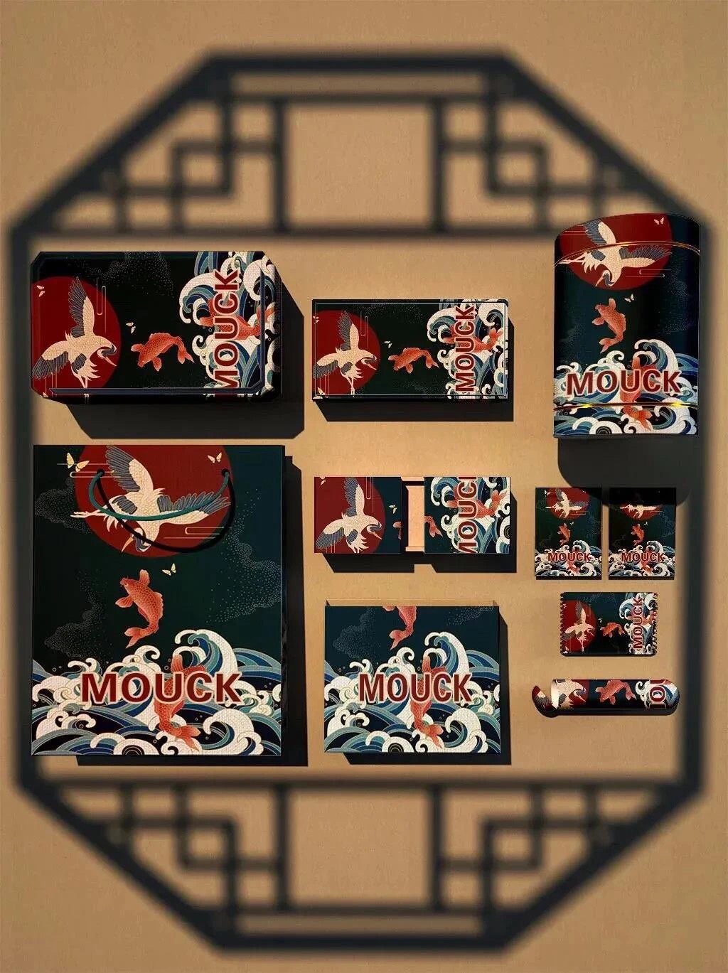 中国风国潮设计资源PSD文件合集（含笔刷、字体和样机素材）