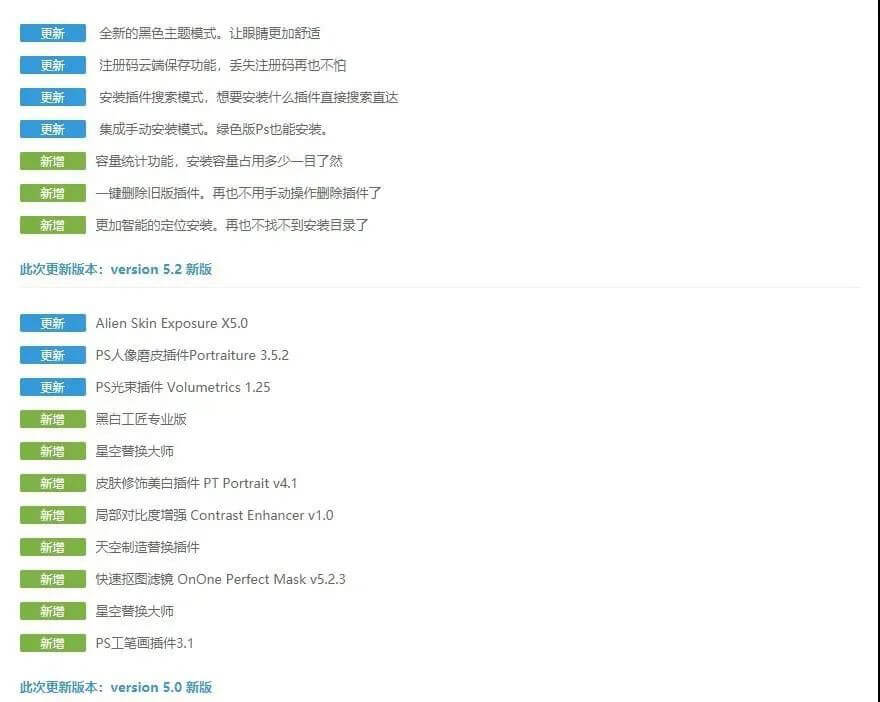 2020年最全PS一键安装开挂插件素材下载!