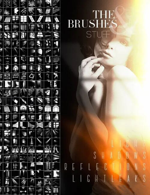 能提升你作品逼格的PS光影光效笔刷！送特效视频素材包