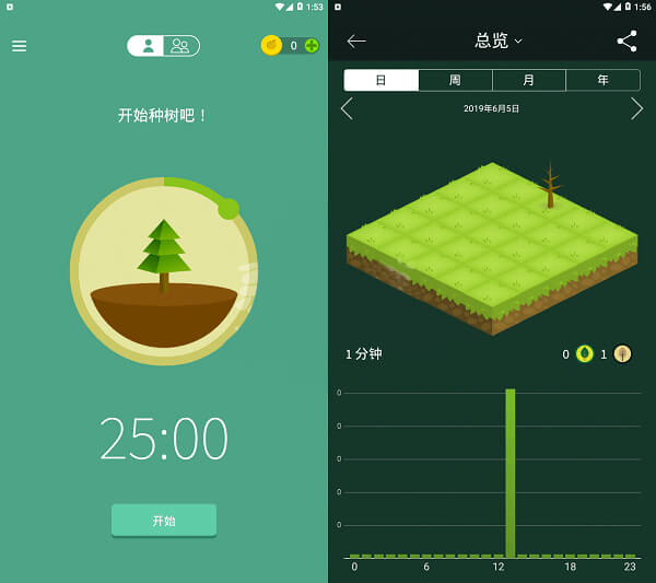 Forest专注森林破解版 v4.16.1 免费专业版 不玩手机种树