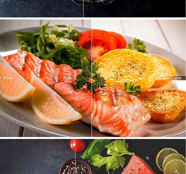 55个LR预设调色滤镜国外大师级食物美食静物预设餐厅PS ACR预设