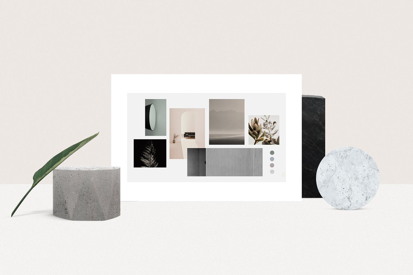 一套极简风格的iPhone X、iPad样机PSD素材源文件下载