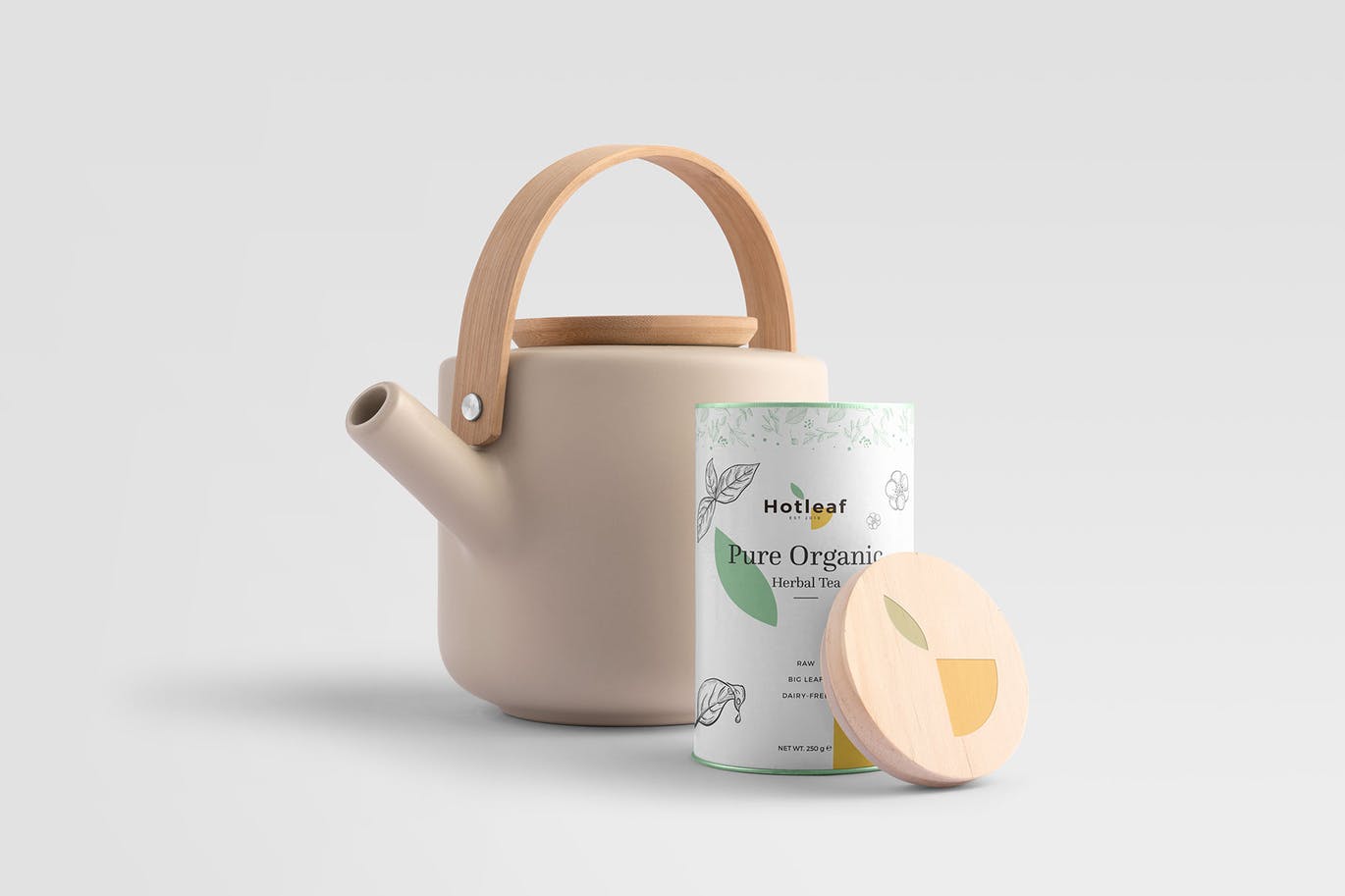 高端时尚茶馆茶楼茶叶包装VI设计样机模型PSD素材包Vol.2