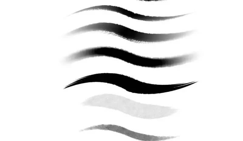 有了这套高大上的水墨书法笔刷，以后再做中国风字体效果妥妥的