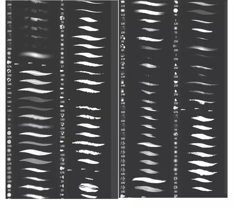 有了这套高大上的水墨书法笔刷,以后再做中国风字体效果妥妥的