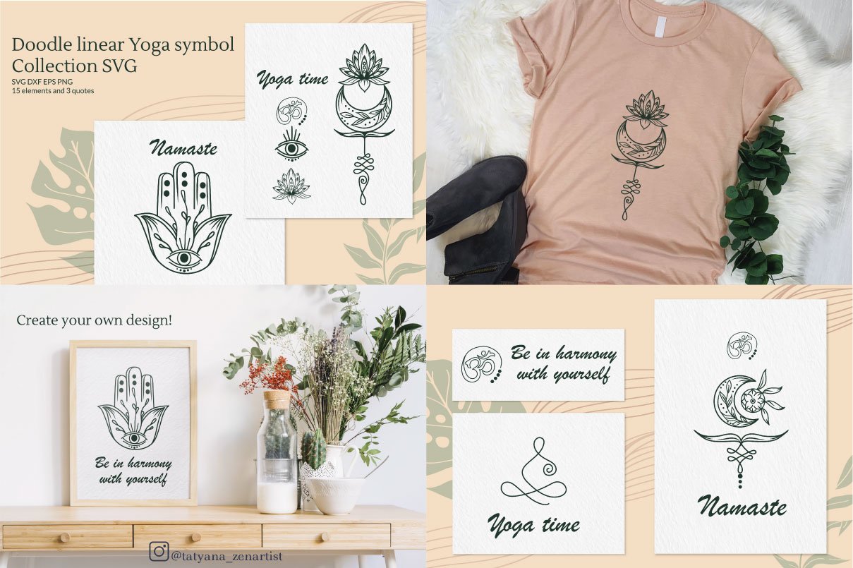 140+时尚潮流涂鸦元素线性SVG矢量素材包