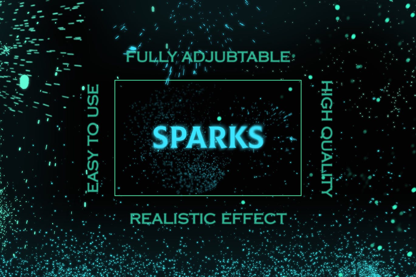 10个绚丽逼真火花飞舞光影PS笔刷集合