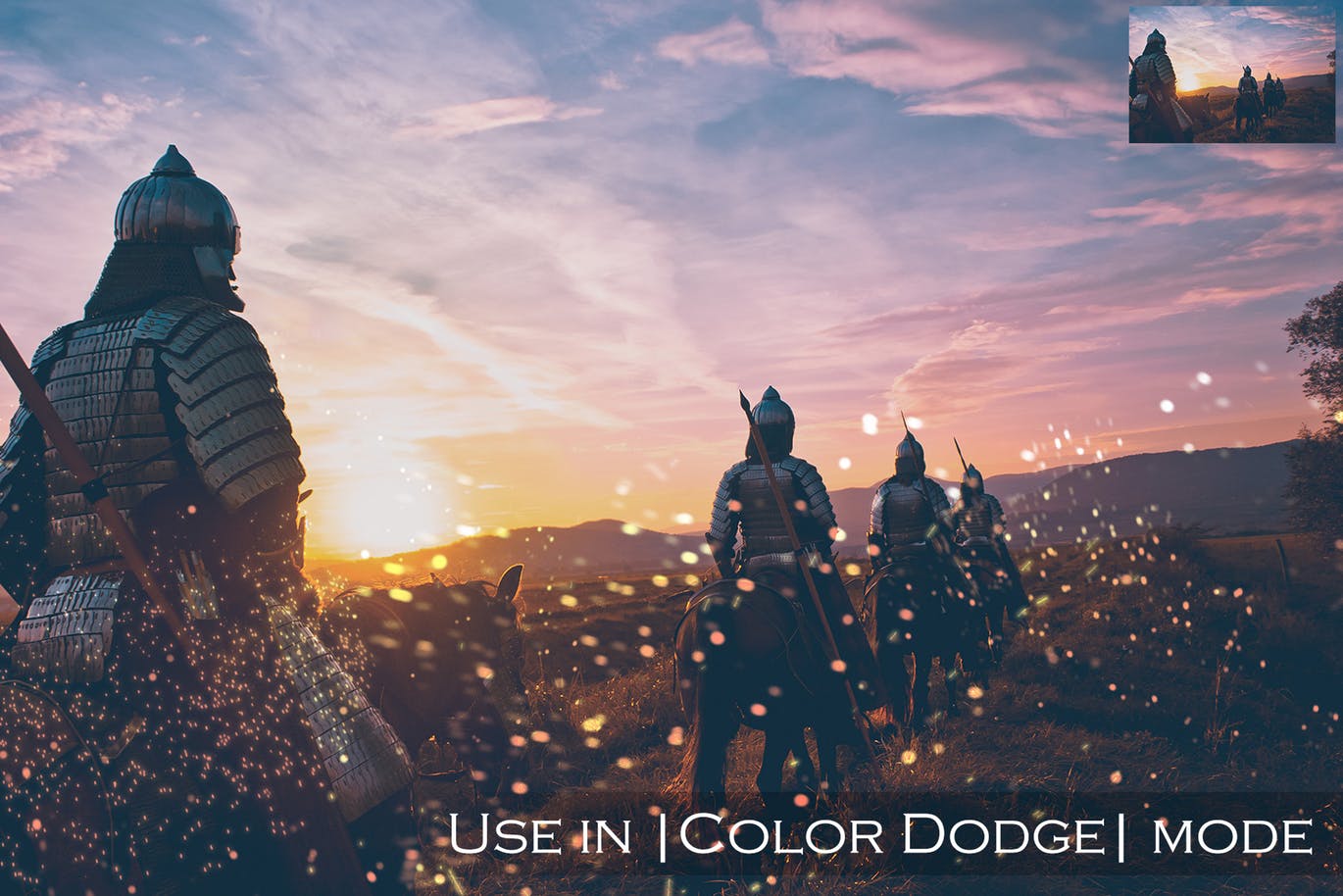 10个绚丽逼真火花飞舞光影PS笔刷集合