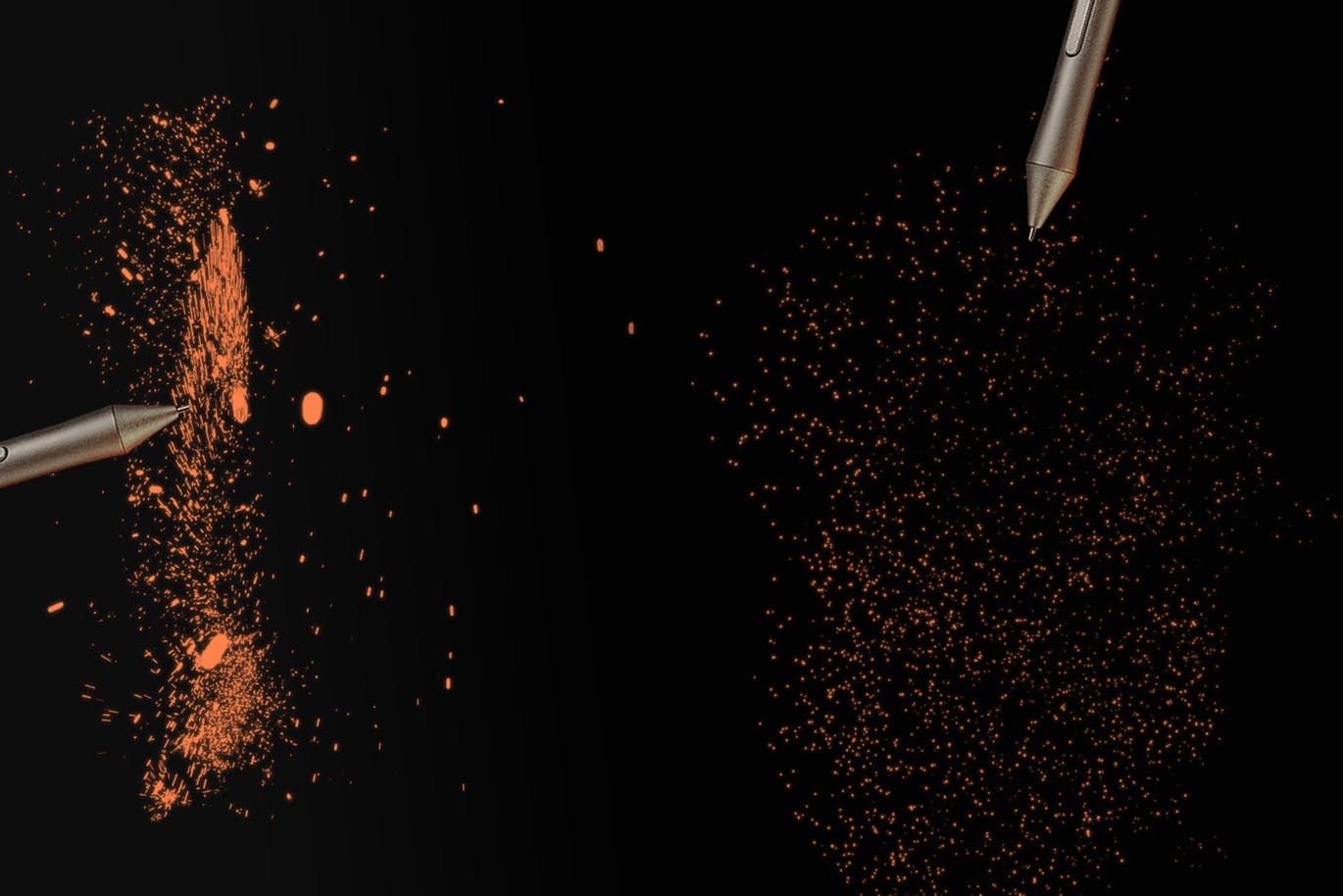 10个绚丽逼真火花飞舞光影PS笔刷集合