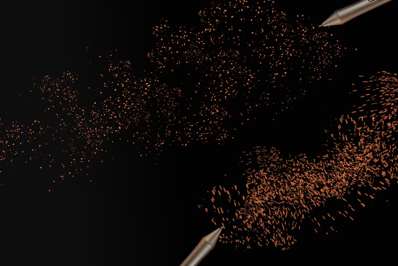 10个绚丽逼真火花飞舞光影PS笔刷集合