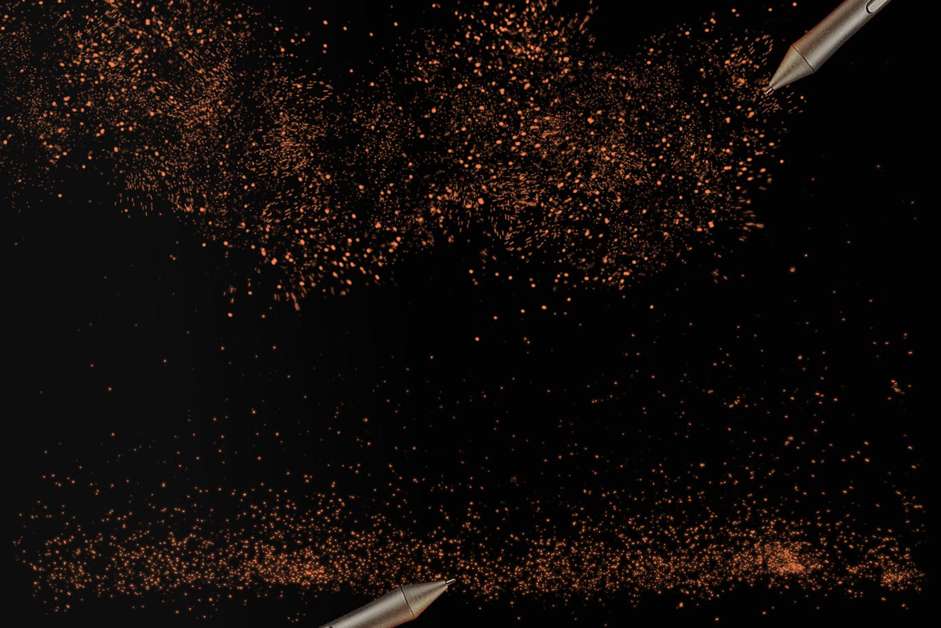 10个绚丽逼真火花飞舞光影PS笔刷集合