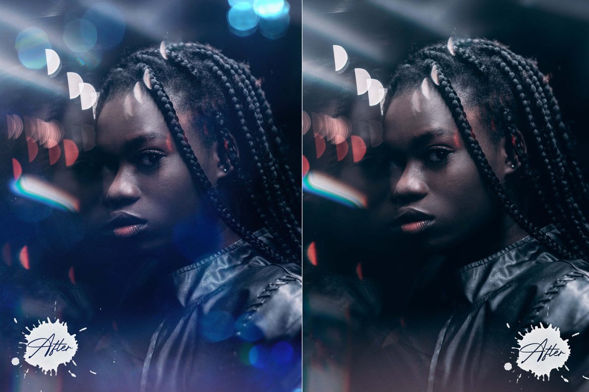 60个蓝色自然光影光效JPG格式背景素材包下载