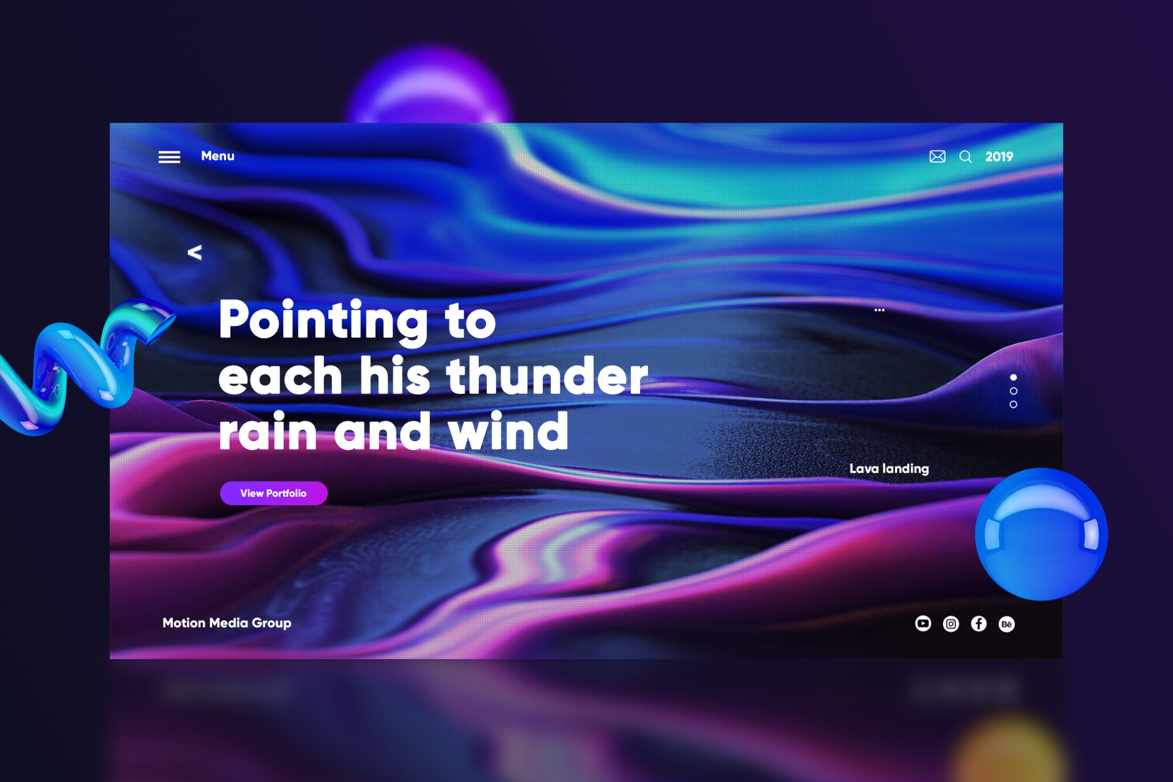 10个超强科技感绚丽质感企业官网banner背景PSD设计素材包下载