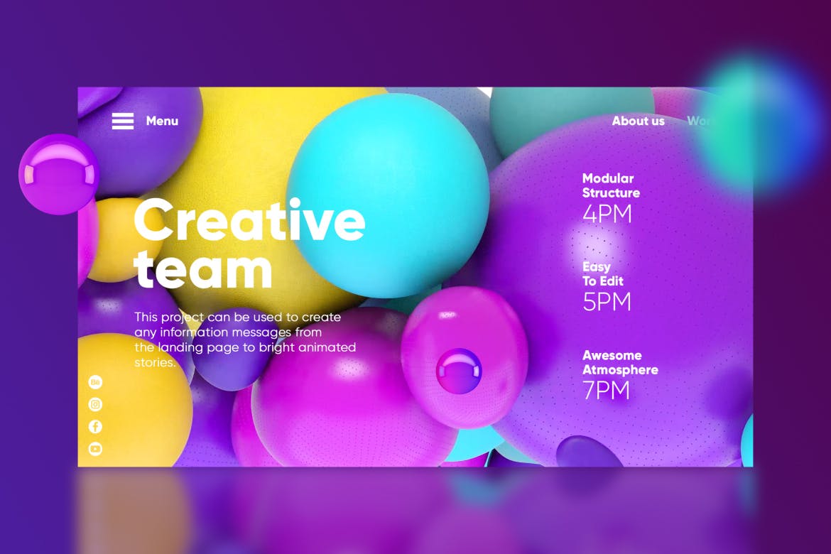 10个超强科技感绚丽质感企业官网banner背景PSD设计素材包下载