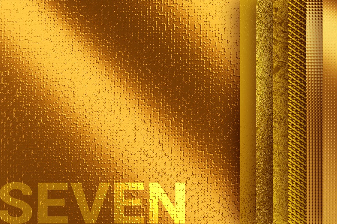 7个时尚高品质土豪金背景底纹纹理素材包