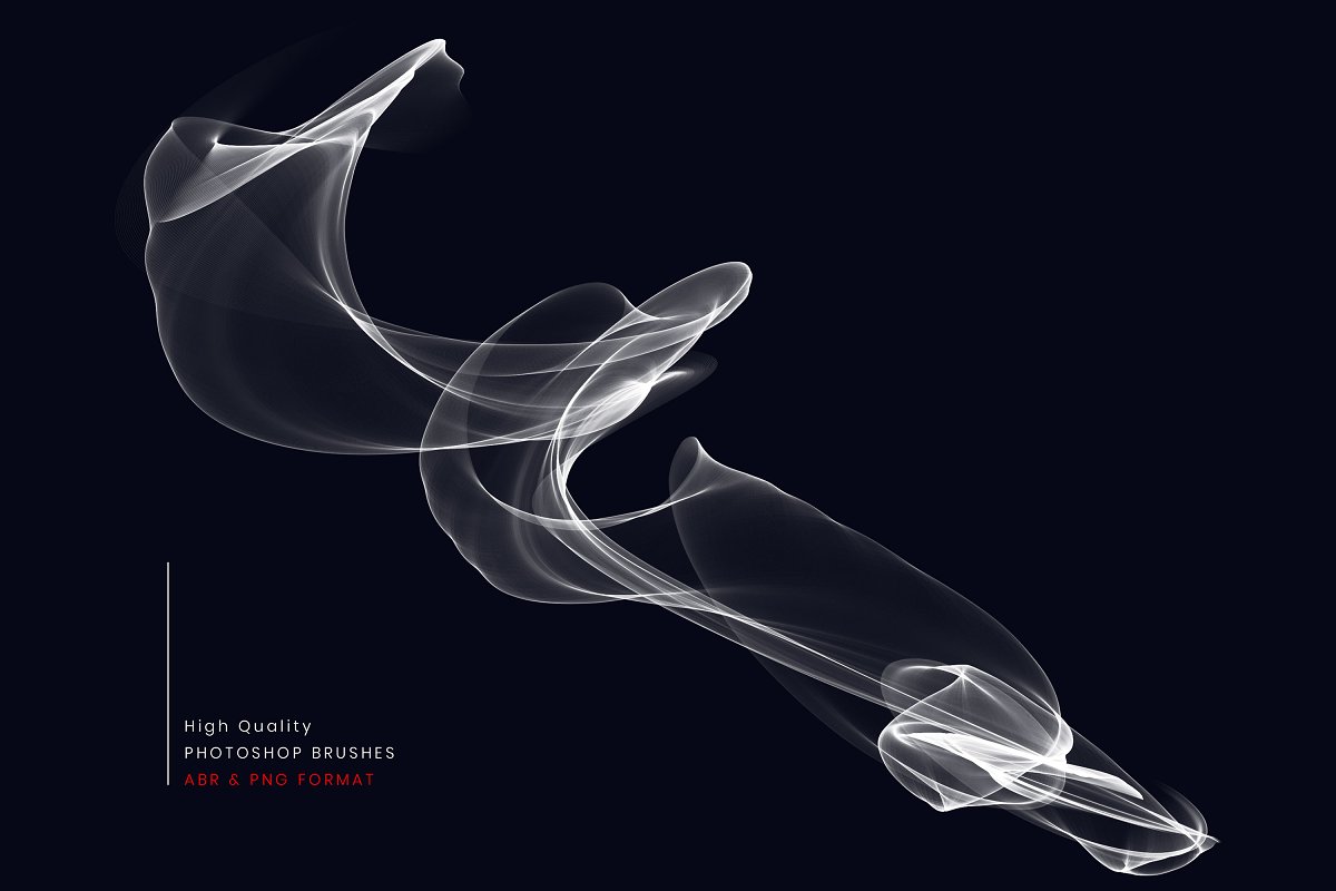 10个高品质烟雾效果PS笔刷套装