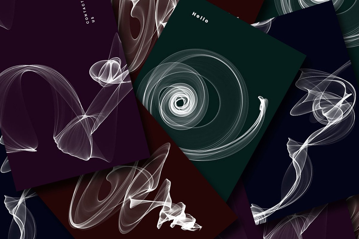 10个高品质烟雾效果PS笔刷套装