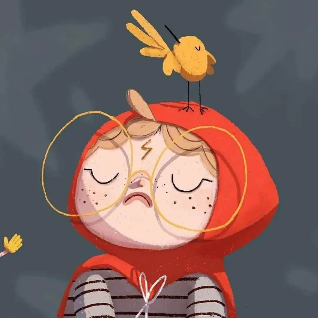 BEATRICE的插画风格太好看了，我们为你带来了她的作品集、噪点颗粒笔刷以及纹理背景