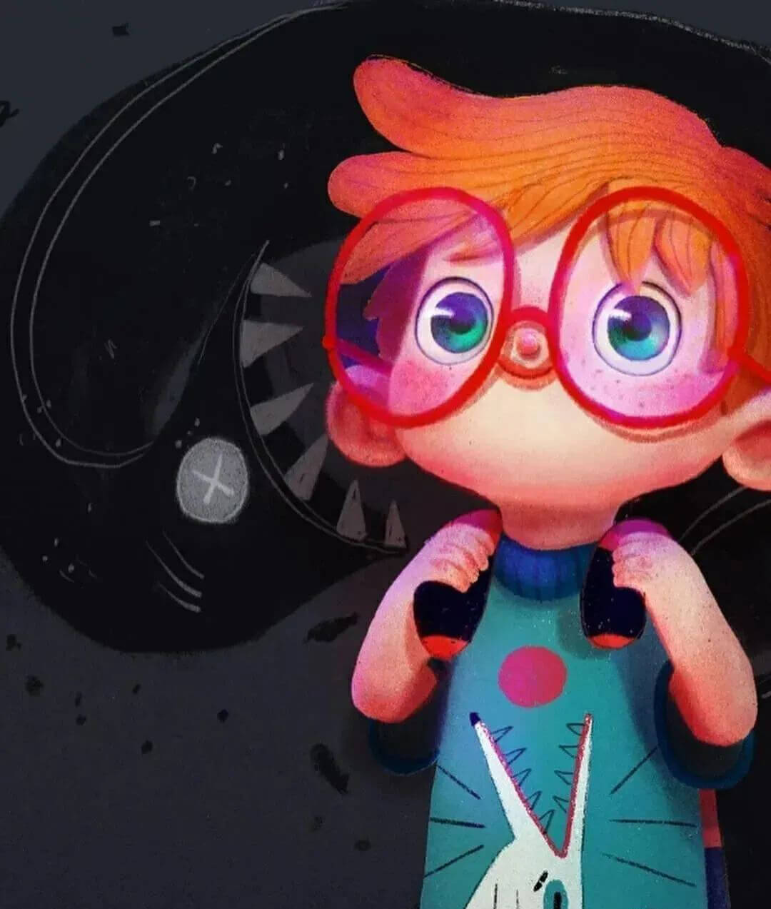 BEATRICE的插画风格太好看了，我们为你带来了她的作品集、噪点颗粒笔刷以及纹理背景